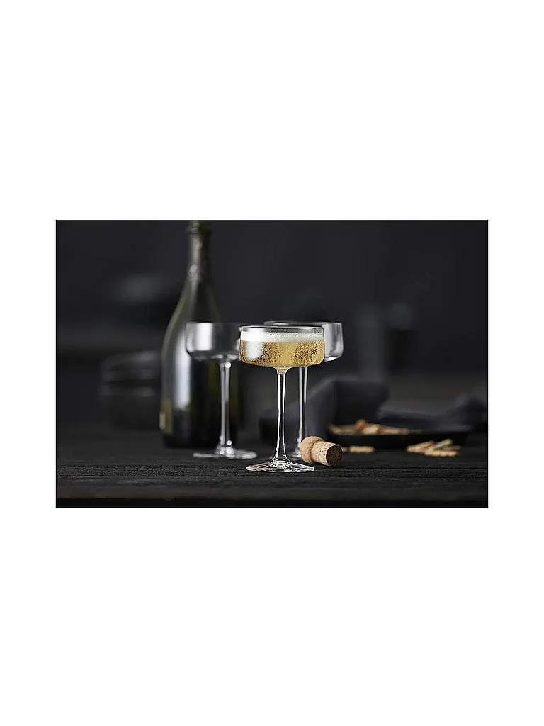 LYNGBY GLAS Service de 4 coupes à champagne ZERO 26cl